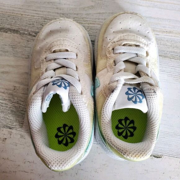 Nike Air Force 1 Crater TD 'White Copa' (DH4089-100) Infant Toddler Size 5C - Picture 5 of 7